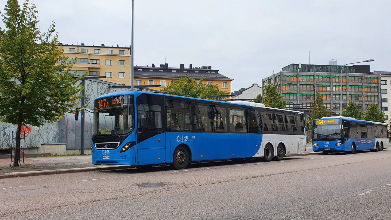 Финляндия, Volvo 8900BLE № 818