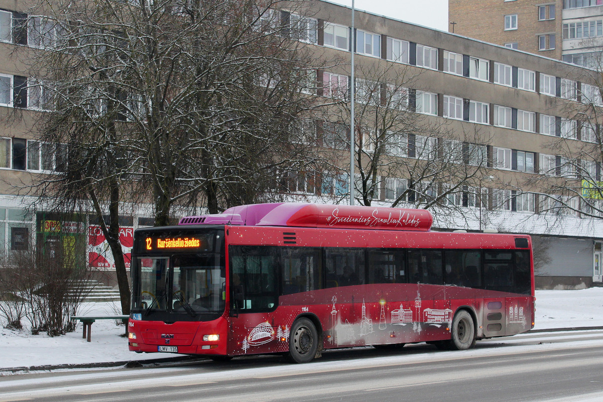 Литва, MAN A21 Lion's City NL243 CNG № 1164