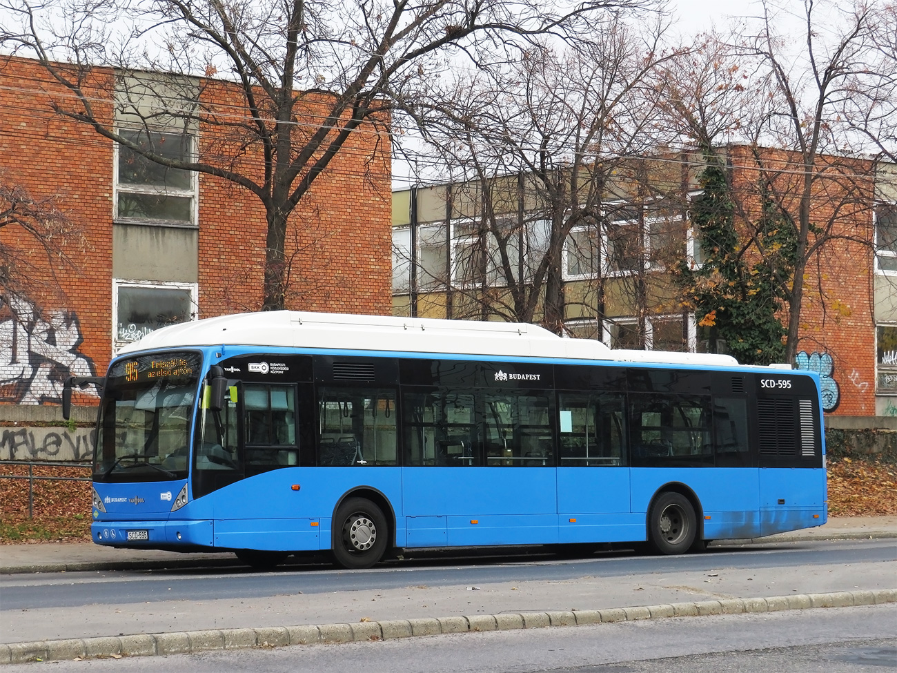 Венгрия, Van Hool New A330 CNG № SCD-595