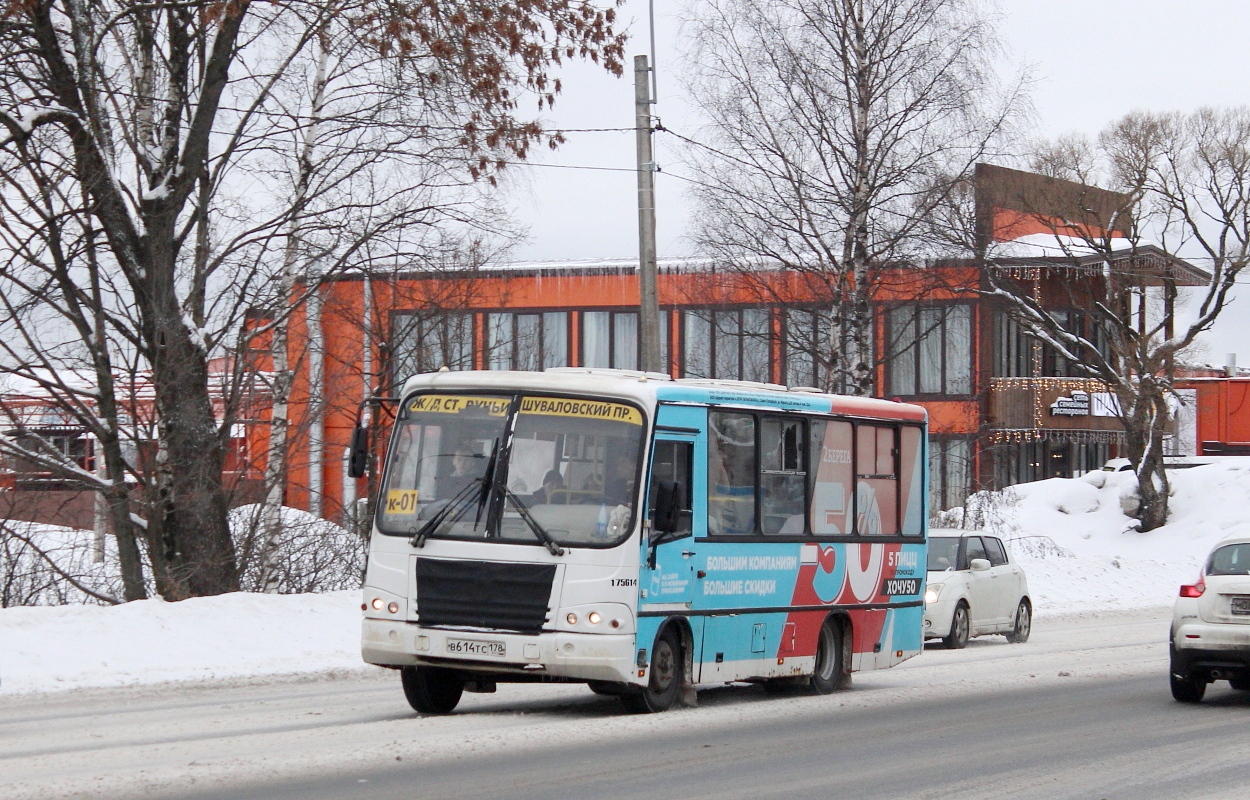 Санкт-Петербург, ПАЗ-320402-05 № В 614 ТС 178