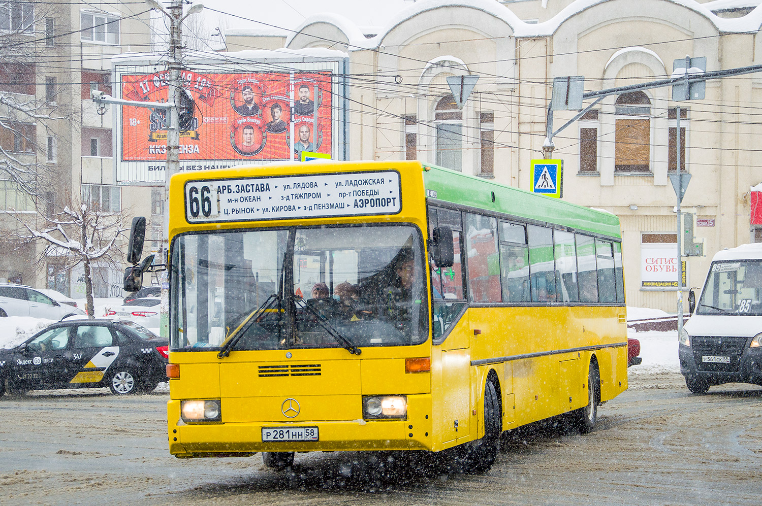 Пензенская область, Mercedes-Benz O405 № Р 281 НН 58