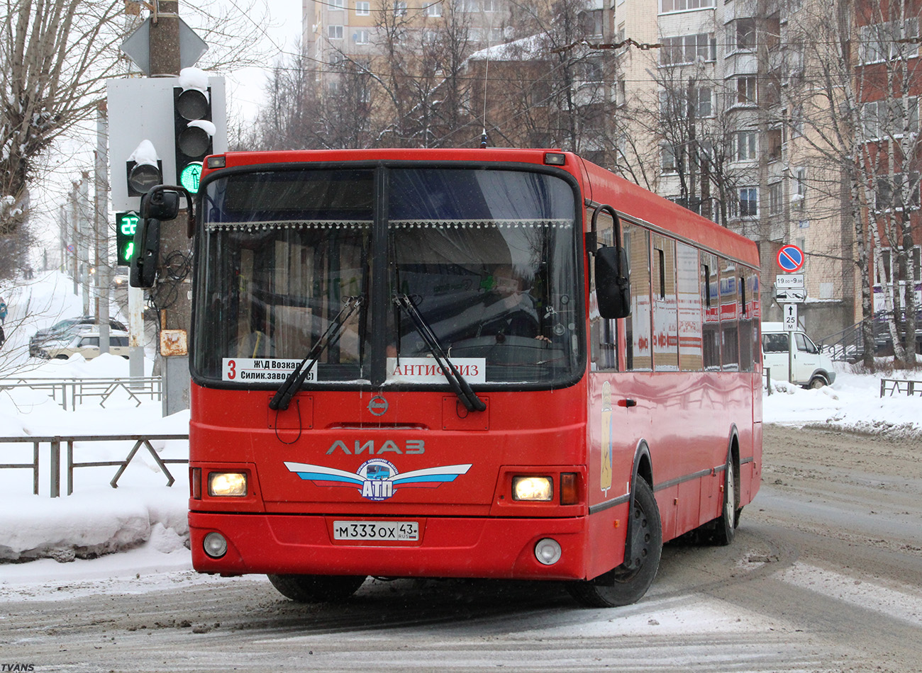 Кировская область, ЛиАЗ-5293.54 № М 333 ОХ 43