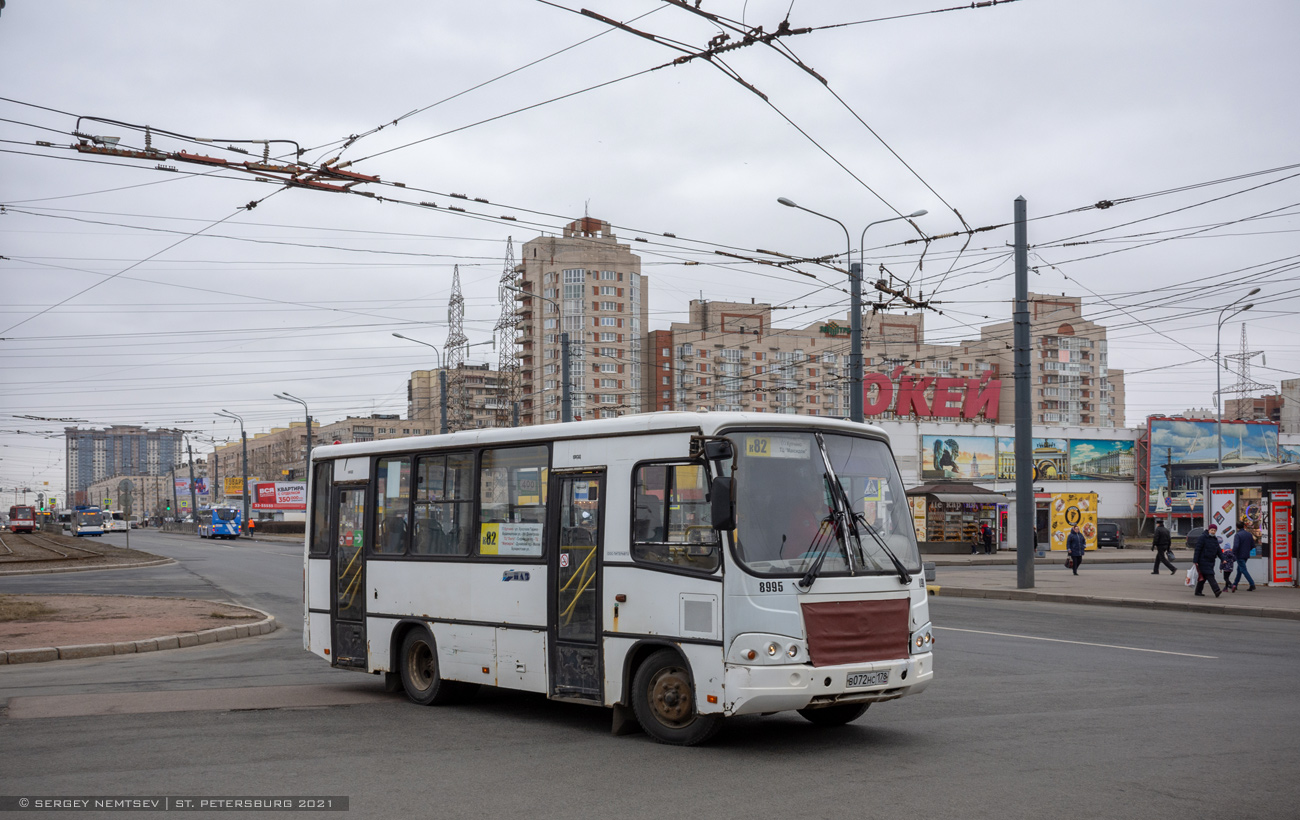 Санкт-Петербург, ПАЗ-320402-05 № 8995