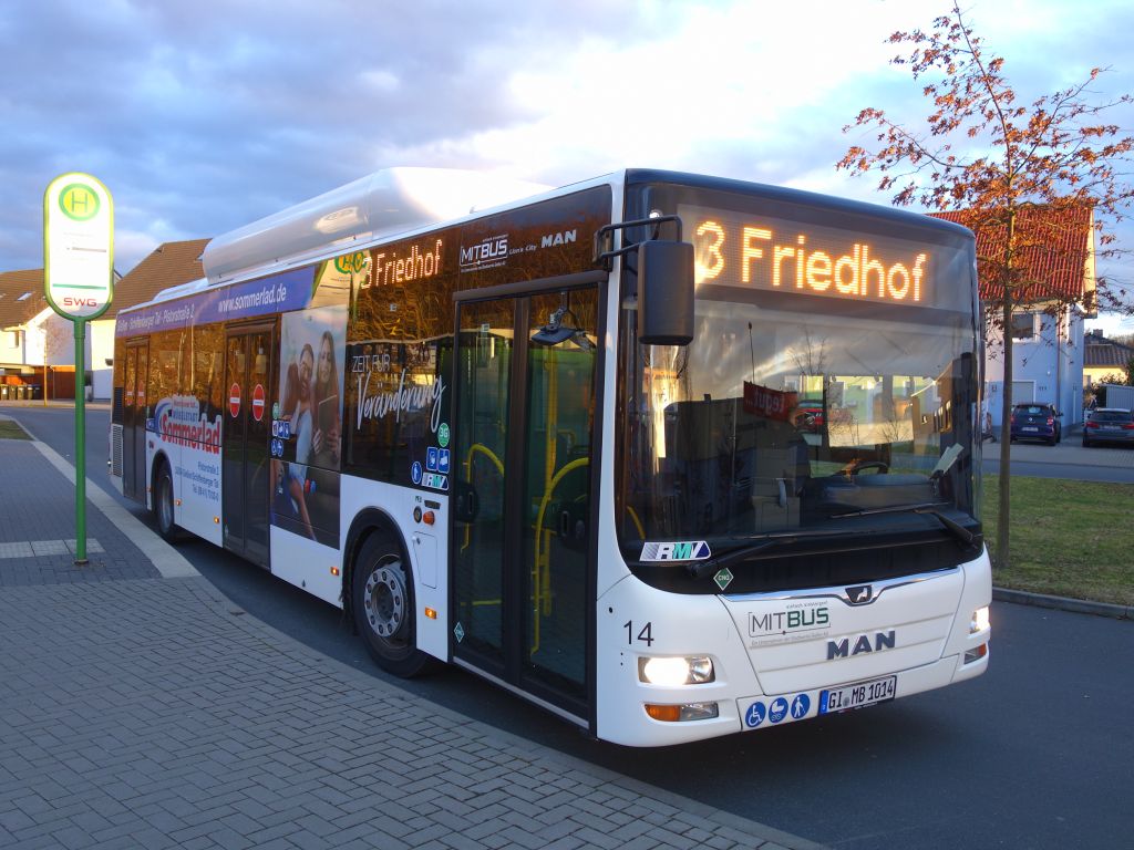 Hesse, MAN A21 Lion's City NL313 CNG № 14