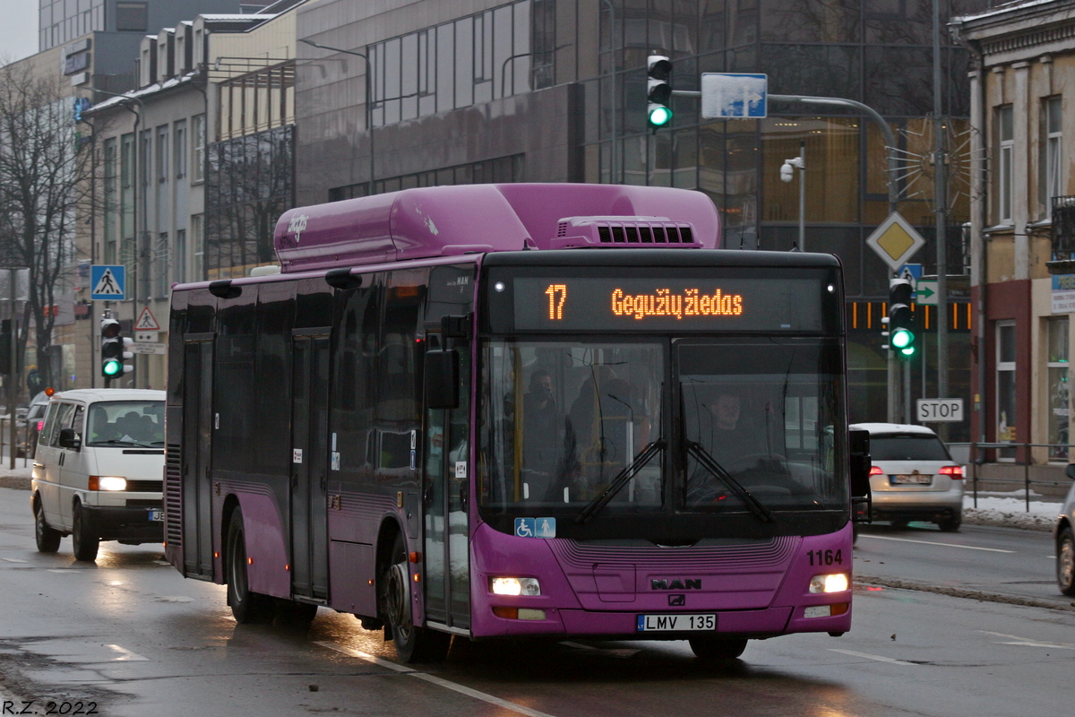 Литва, MAN A21 Lion's City NL243 CNG № 1164