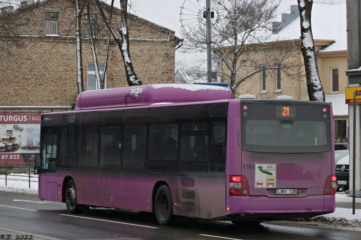 Литва, MAN A21 Lion's City NL243 CNG № 1164