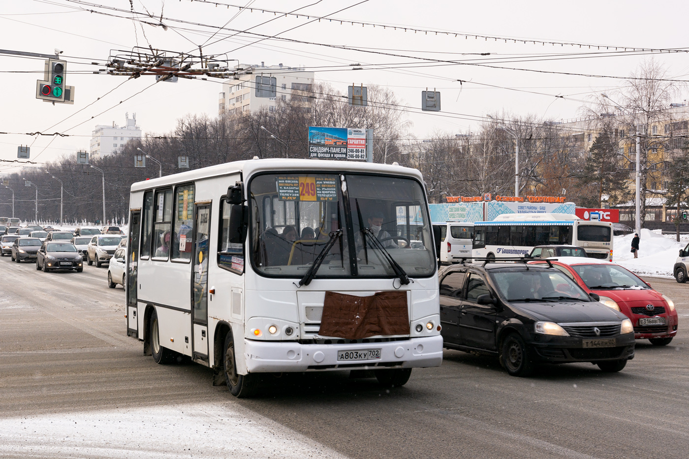 Башкортостан, ПАЗ-320302-11 № А 803 КУ 702