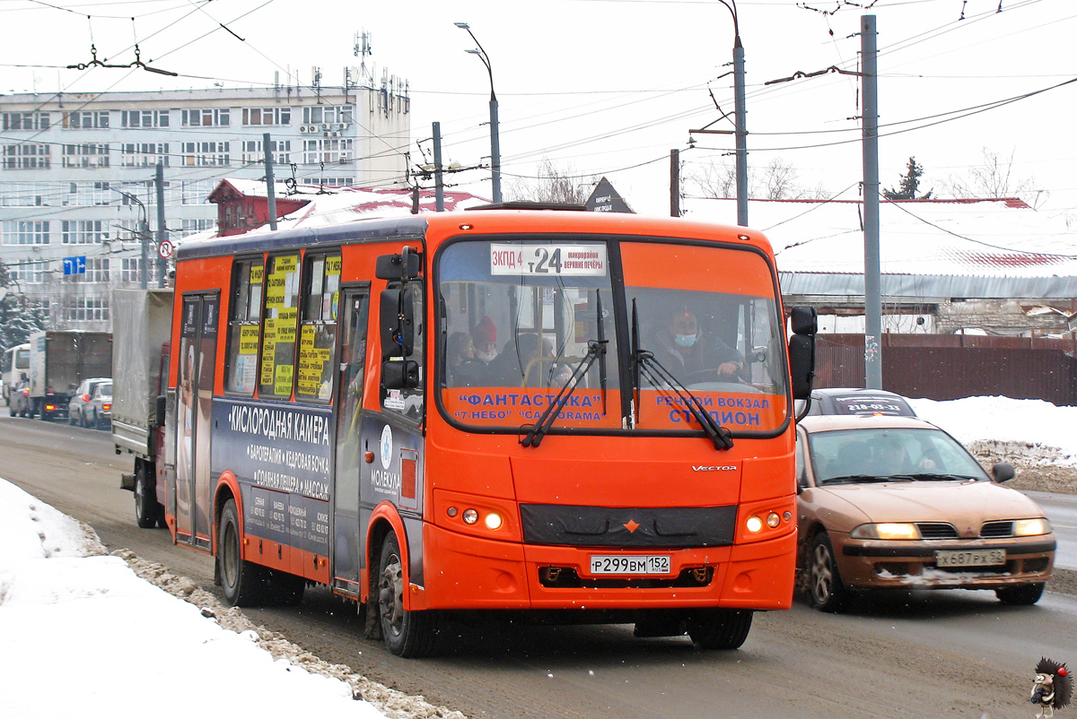 Нижегородская область, ПАЗ-320414-05 "Вектор" № Р 299 ВМ 152