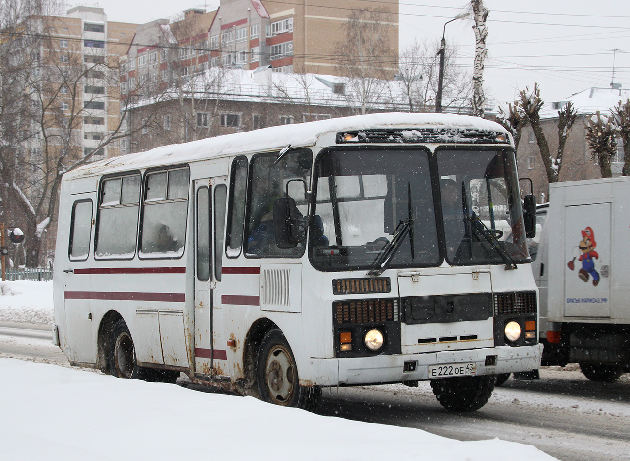 Кировская область, ПАЗ-3205-110 № Е 222 ОЕ 43