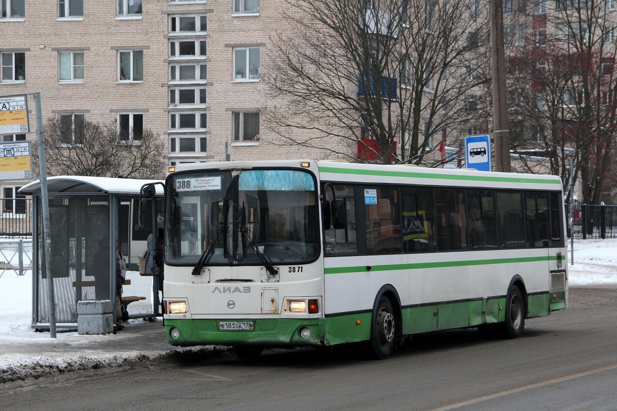 Санкт-Петербург, ЛиАЗ-5293.60 № 3871