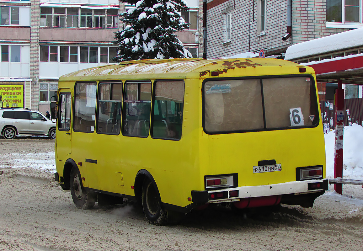 Нижегородская область, ПАЗ-32053 № Р 610 НН 52