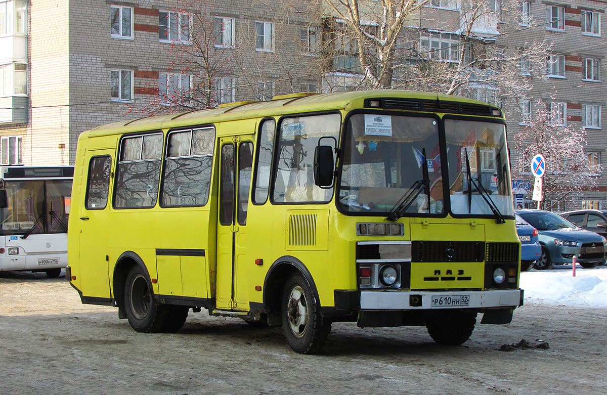 Нижегородская область, ПАЗ-32053 № Р 610 НН 52