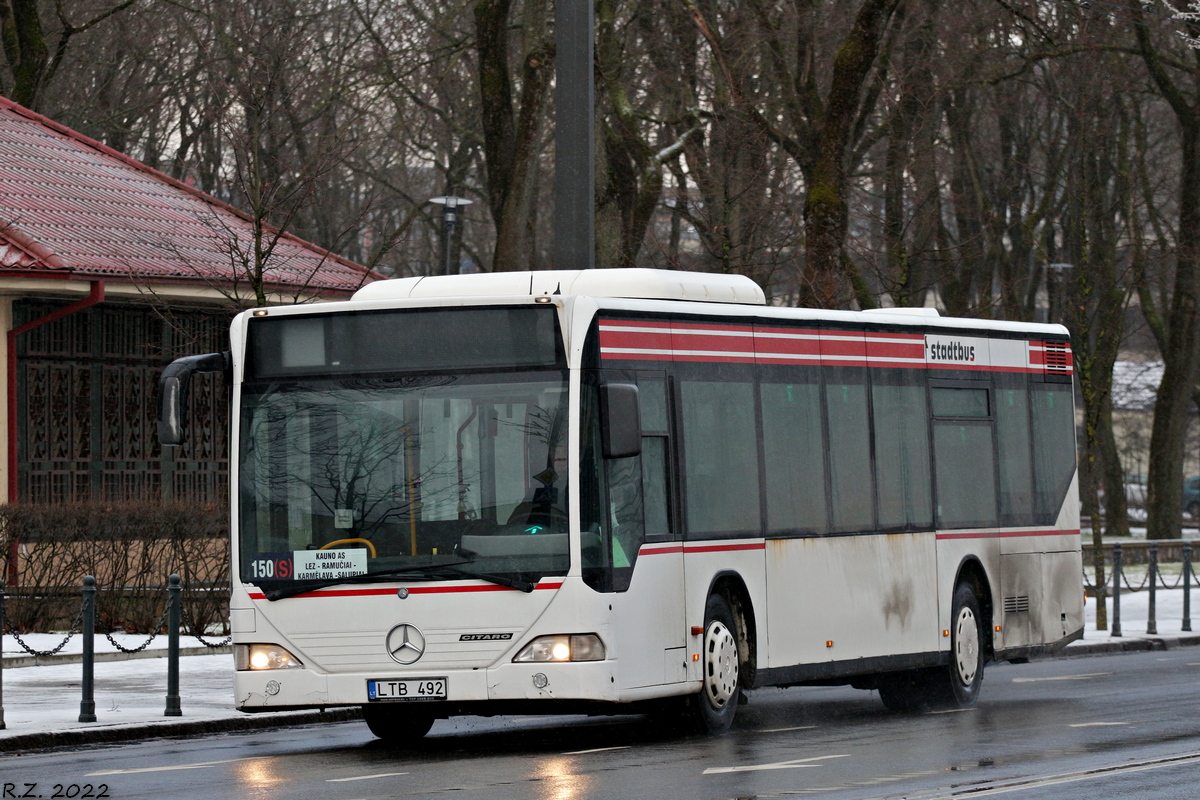 Литва, Mercedes-Benz O530 Citaro № LTB 492