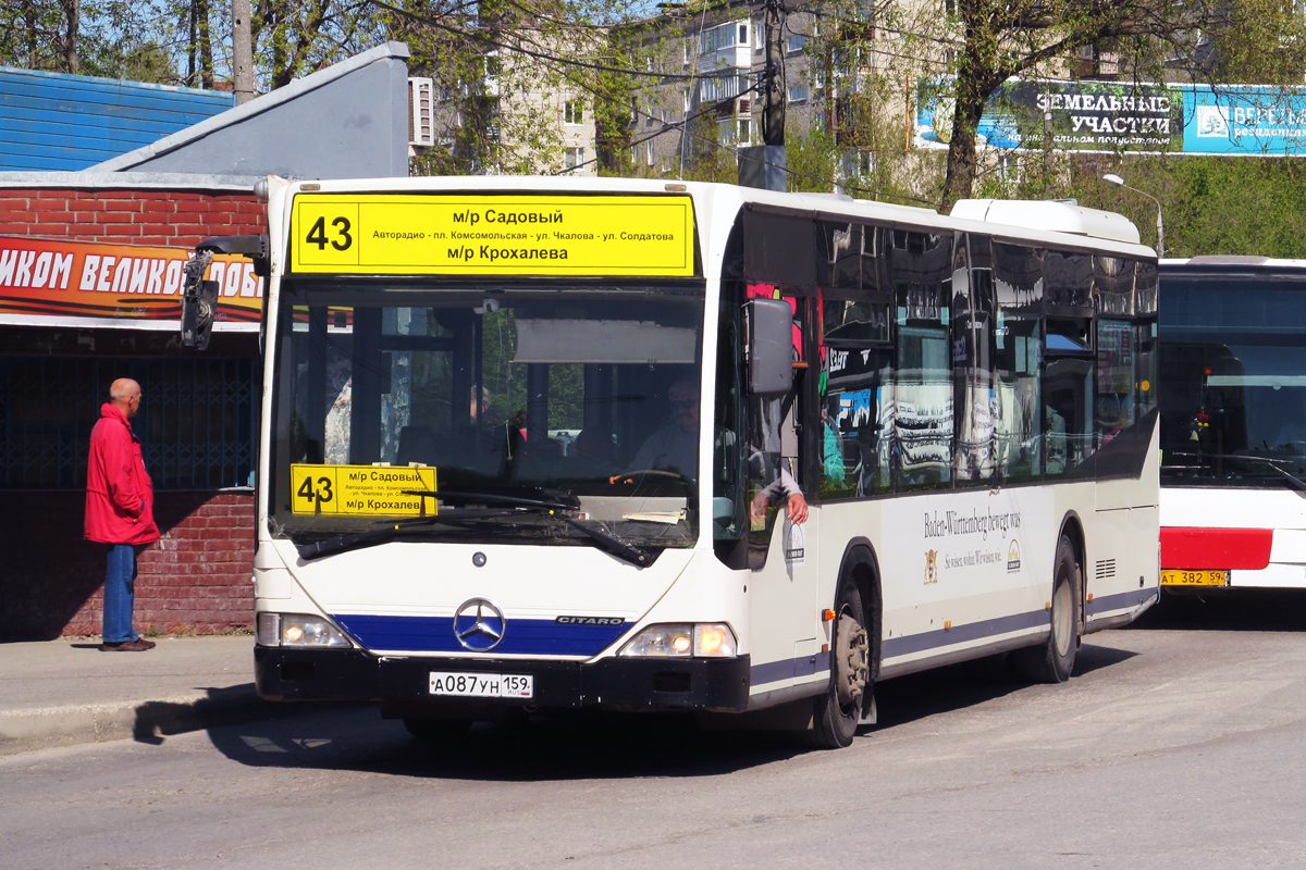 Пермский край, Mercedes-Benz O530 Citaro № А 087 УН 159