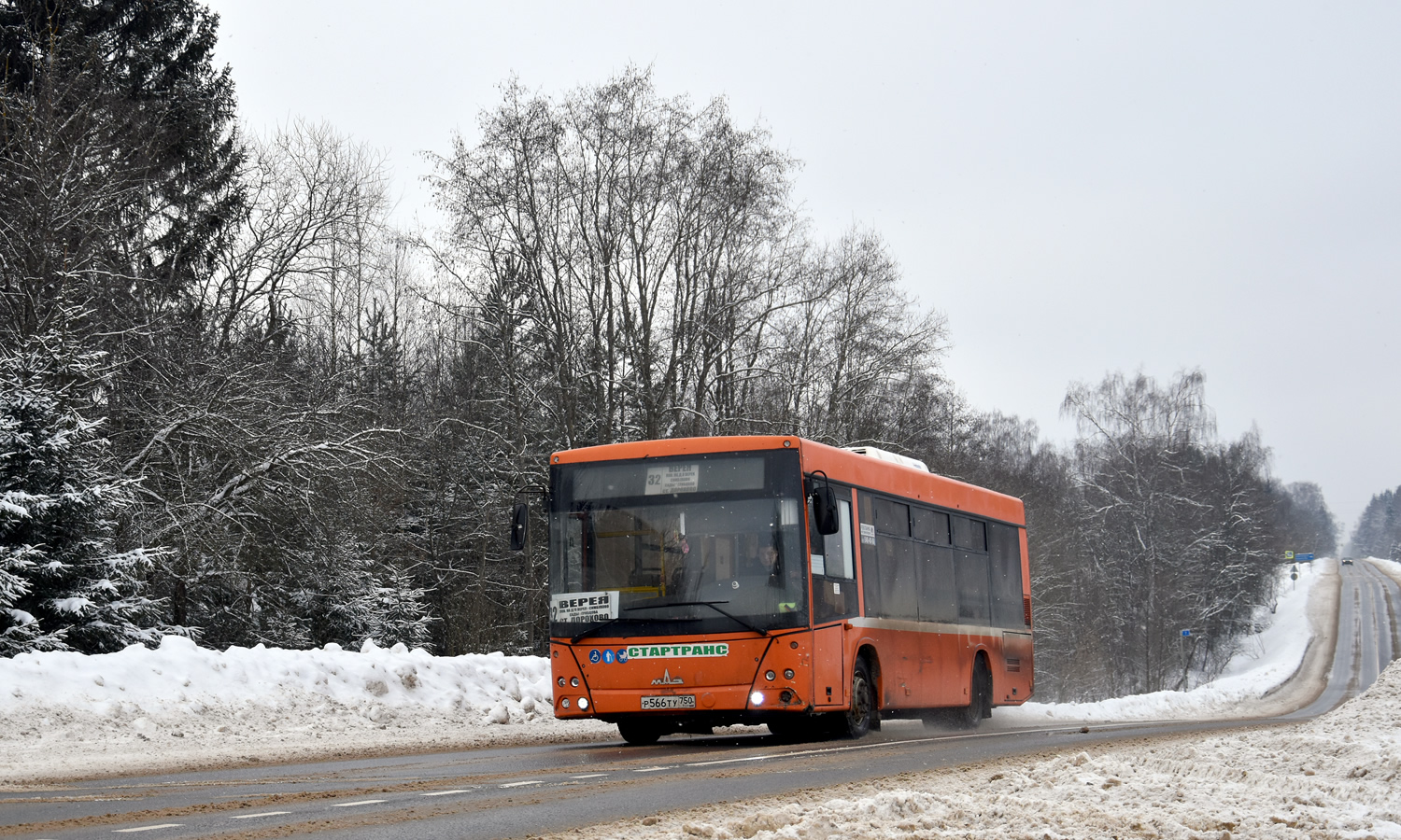 Московская область, МАЗ-206.086 № Р 566 ТУ 750