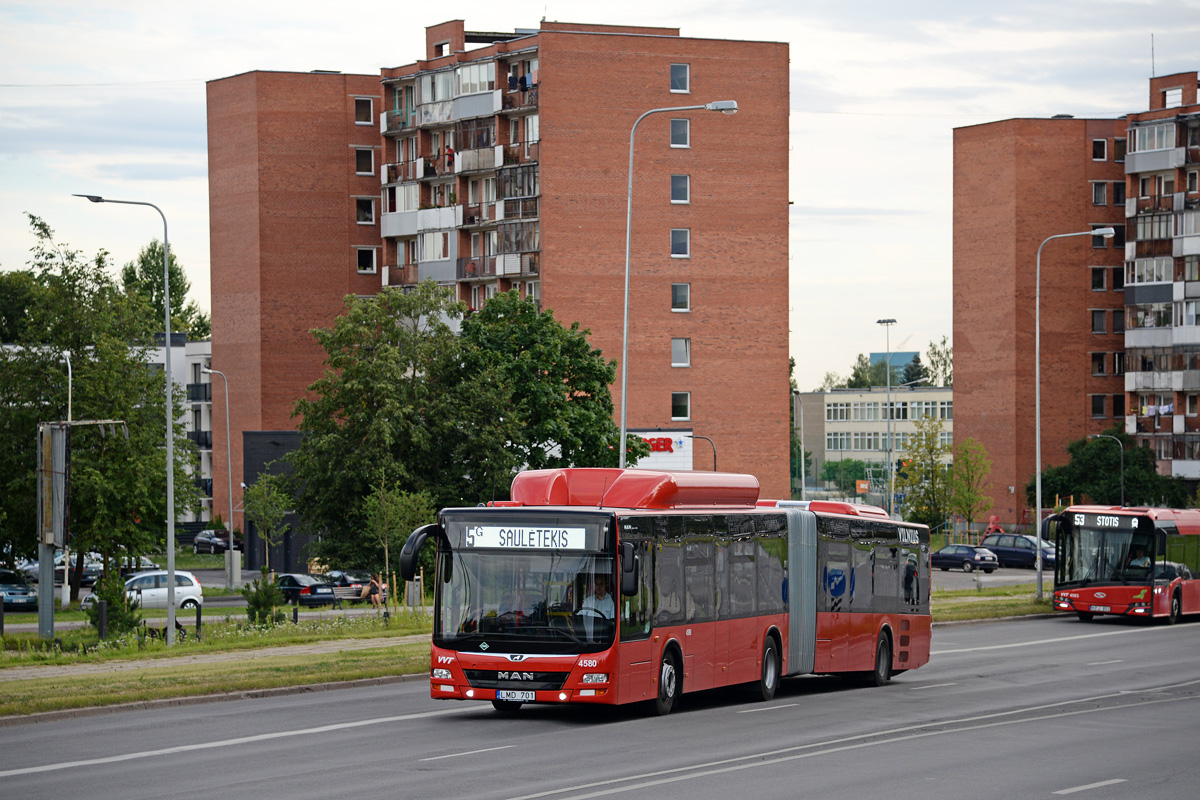 Литва, MAN A23 Lion's City G NG313 CNG № 4580