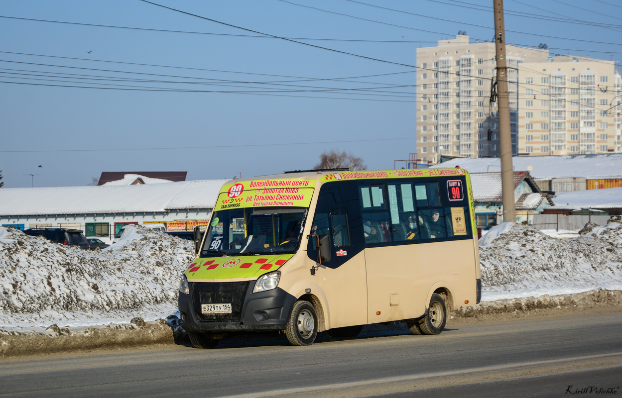 Новосибирская область, ГАЗ-A64R42 Next № Е 329 ТУ 154