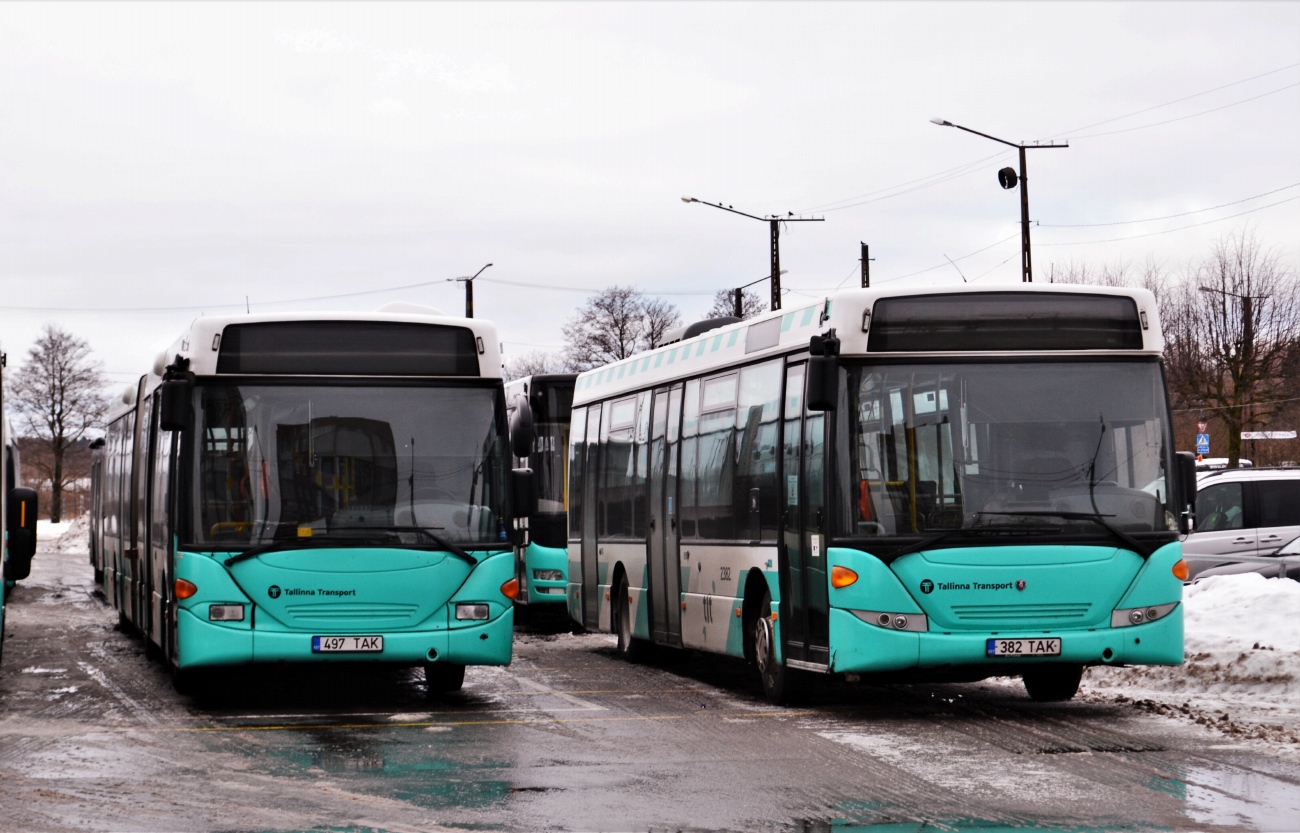 Észtország, Scania OmniLink I sz.: 3497; Észtország, Scania OmniLink II sz.: 2382