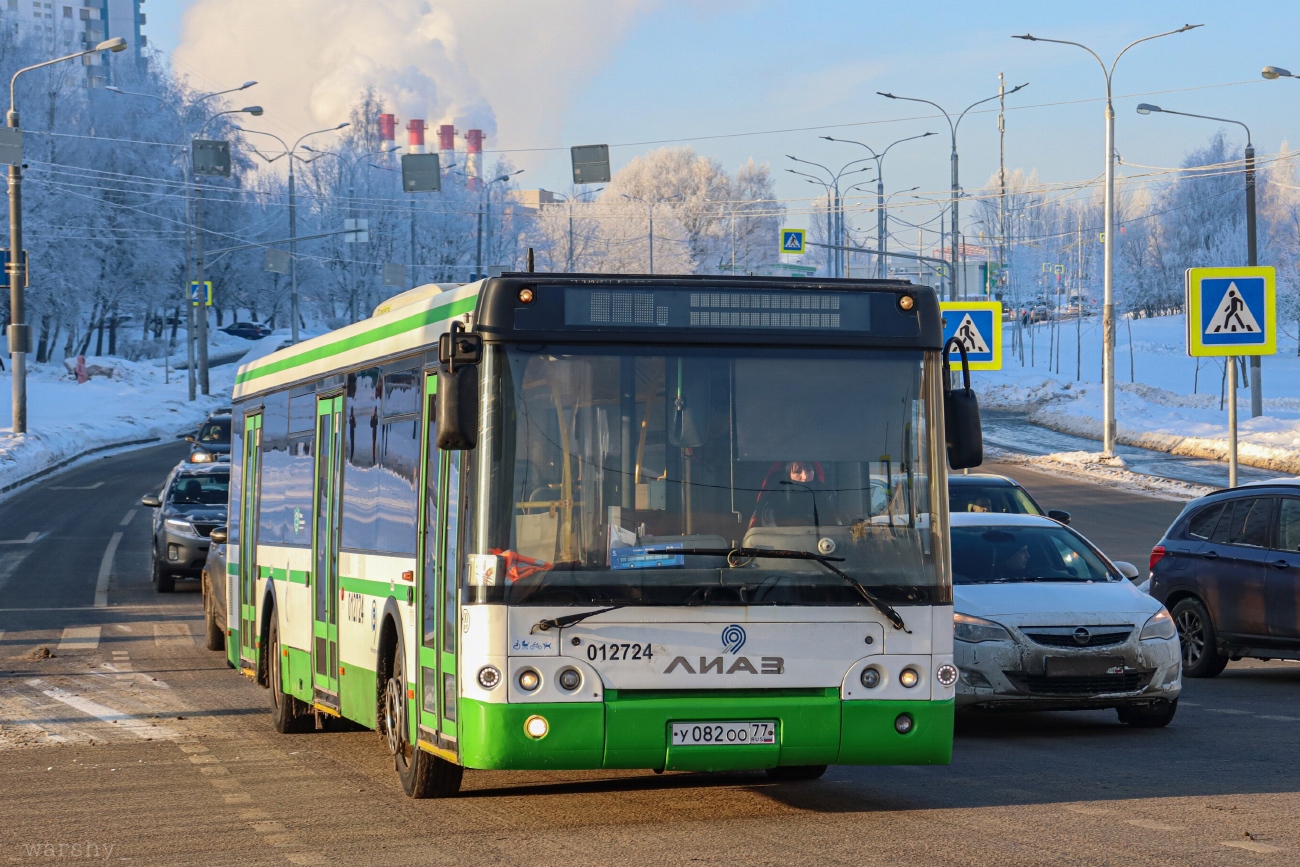 Москва, ЛиАЗ-5292.22 (2-2-2) № 012724