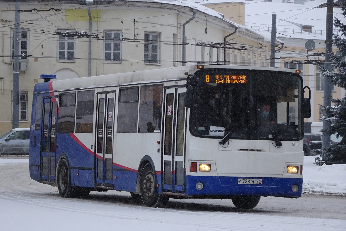 Ярославская область, ЛиАЗ-5256.53 № 586