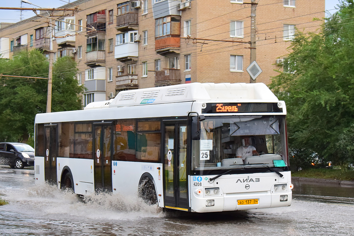 Волгоградская область, ЛиАЗ-5292.67 (CNG) № 4208