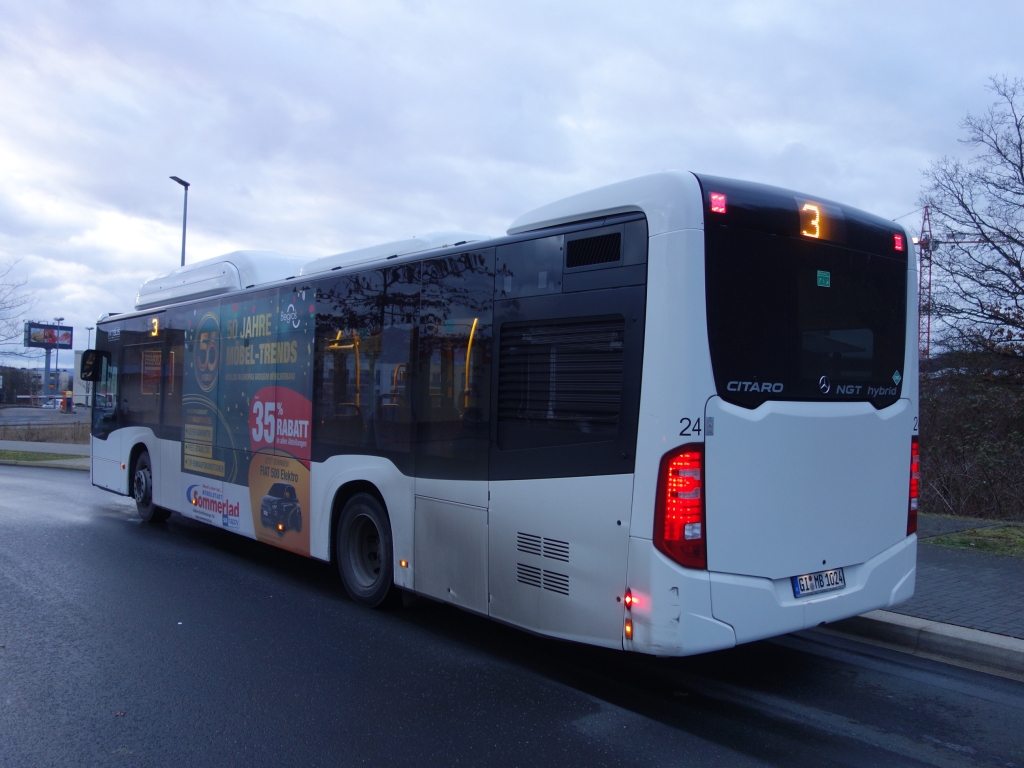 Гессен, Mercedes-Benz Citaro C2 NGT hybrid № 24