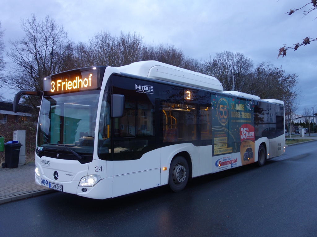 Гессен, Mercedes-Benz Citaro C2 NGT hybrid № 24