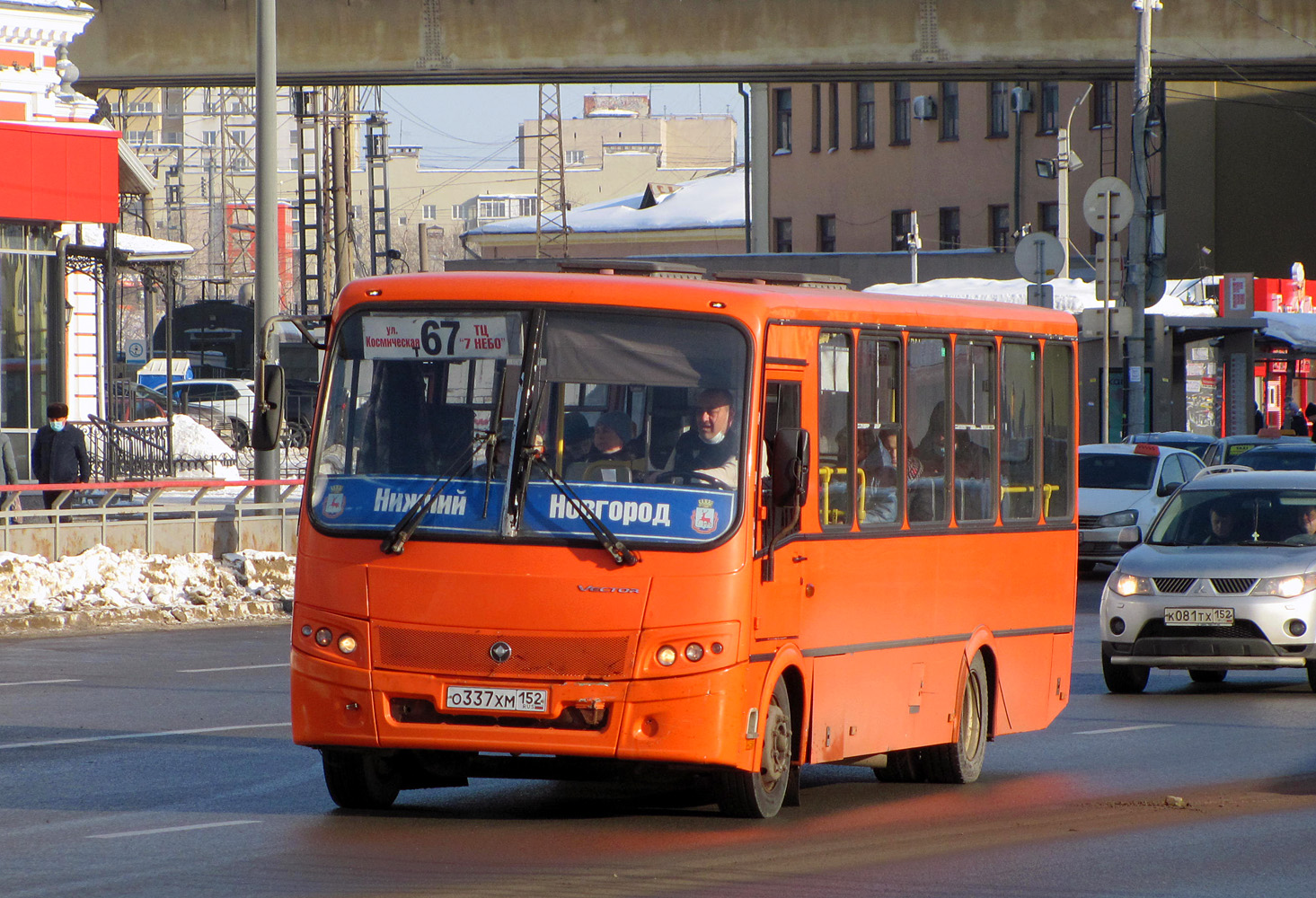 Obwód niżnonowogrodzki, PAZ-320414-05 "Vektor" Nr О 337 ХМ 152