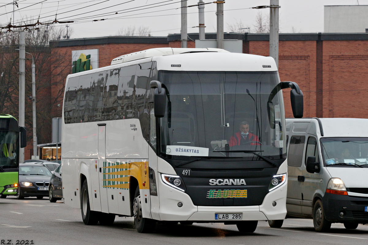 Литва, Scania Touring HD № 491