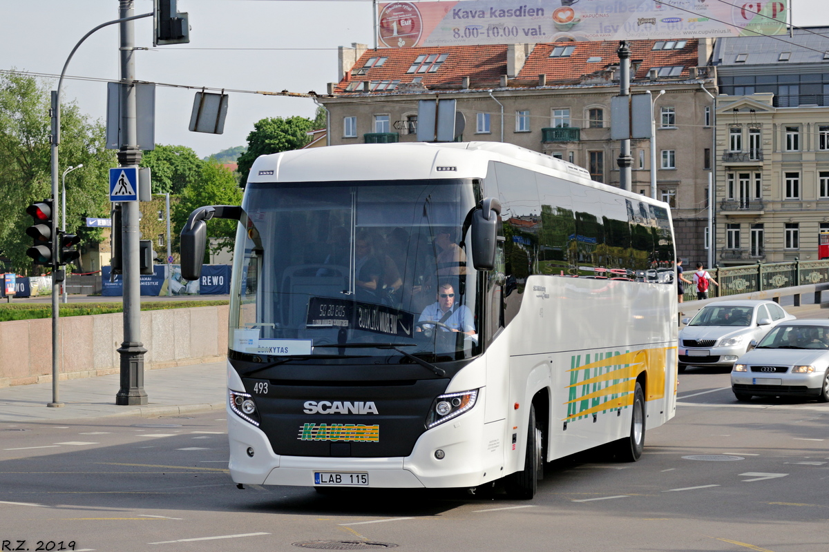 Литва, Scania Touring HD 12.0 № 493