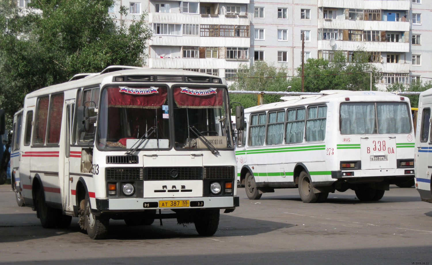 Омская область, ПАЗ-3205-110 № 503