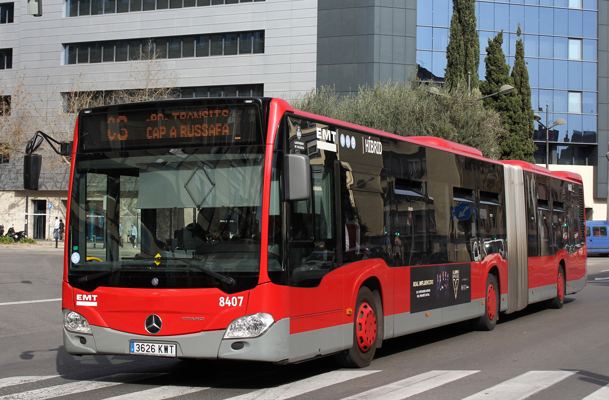 Испания, Mercedes-Benz Citaro C2 G hybrid № 8407
