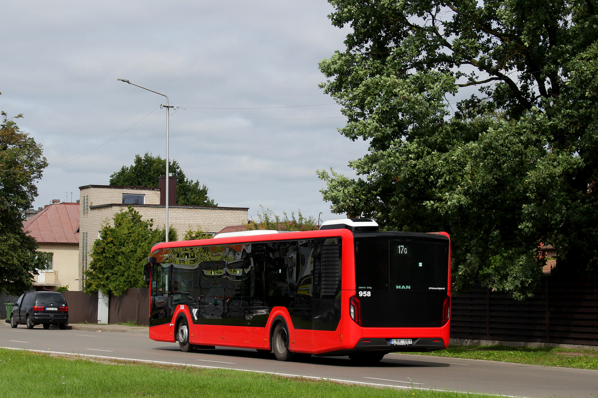 Литва, MAN 12C Lion's City 12 NL330 EfficientHybrid № 958