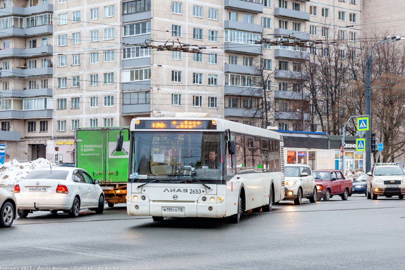 Санкт-Петербург, ЛиАЗ-5292.60 № 2653