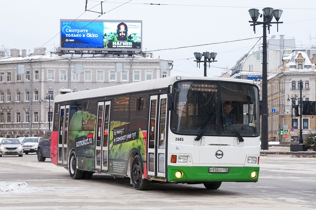 Санкт-Петербург, ЛиАЗ-5293.60 № 3845