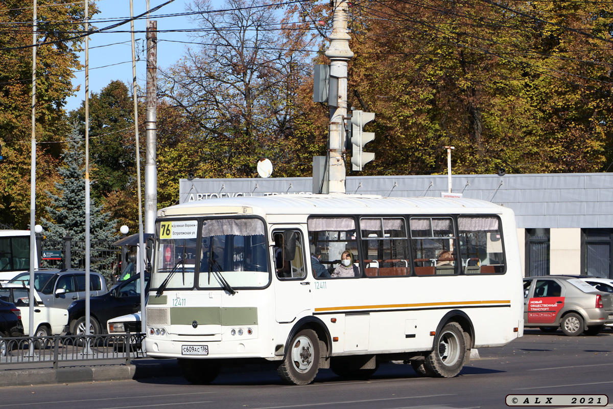 Воронежская область, ПАЗ-32054 № 12411