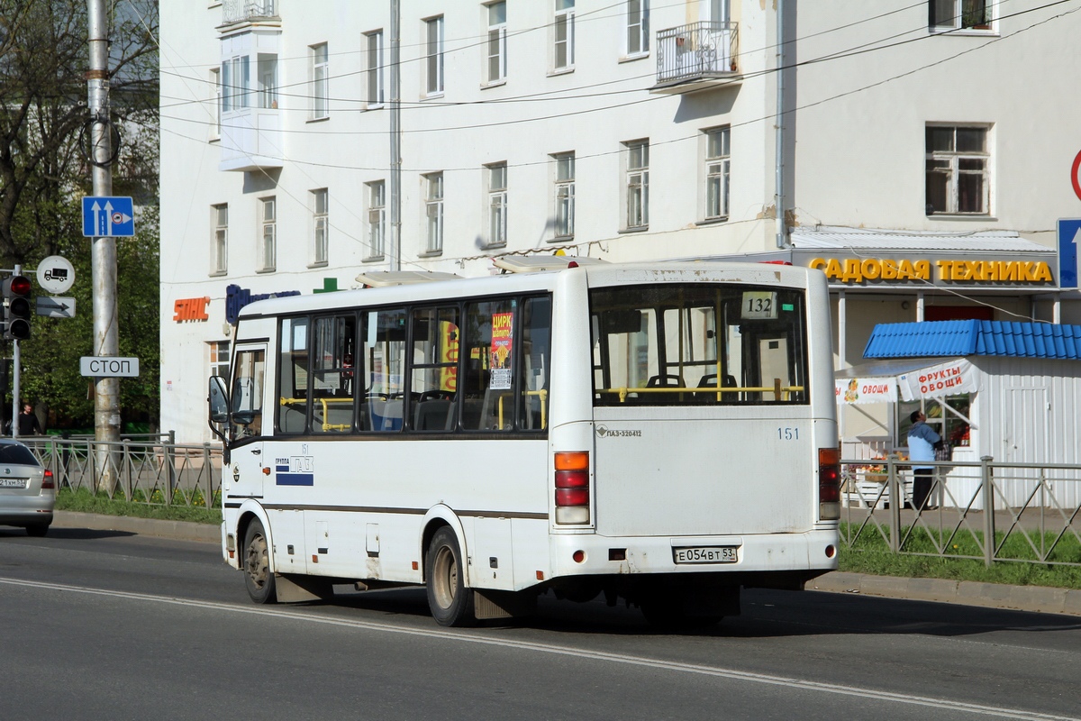 Новгородская область, ПАЗ-320412-05 № 151