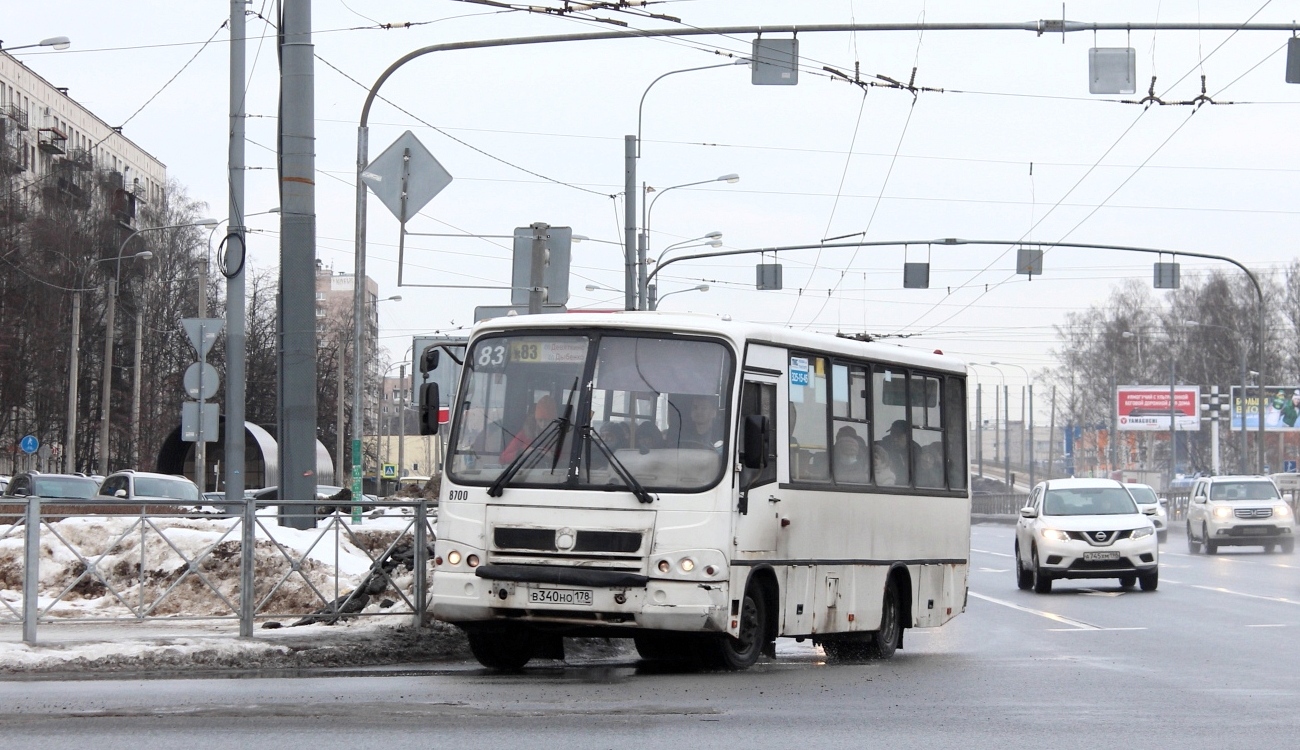 Санкт-Петербург, ПАЗ-320402-05 № 8700