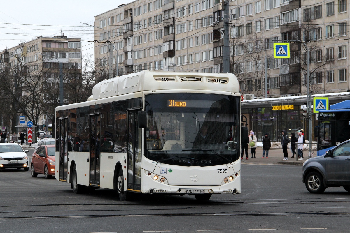 Санкт-Петербург, Volgabus-5270.G2 (CNG) № 7595