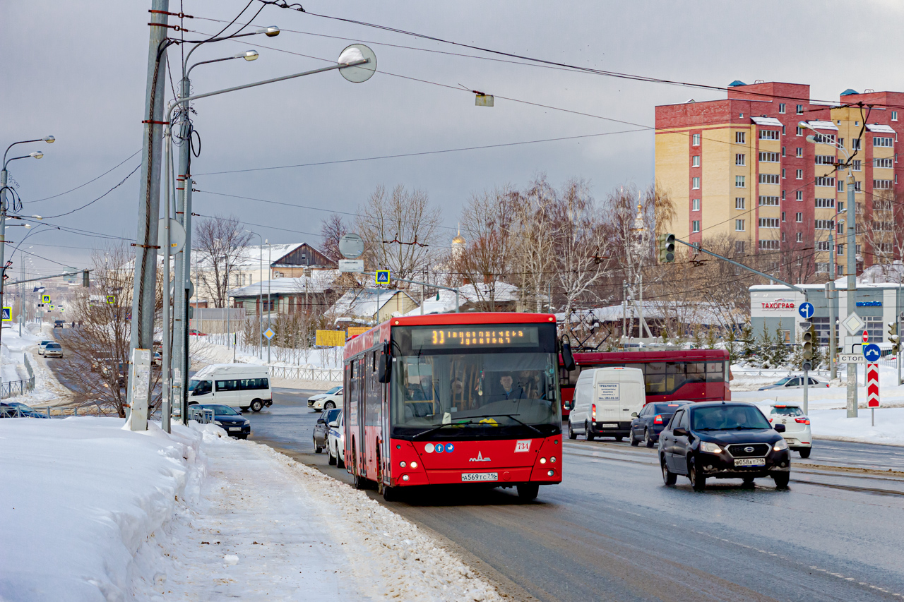 Татарстан, МАЗ-203.069 № 734