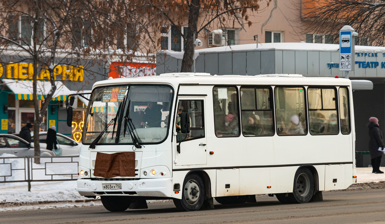 Башкортостан, ПАЗ-320302-11 № А 803 КУ 702