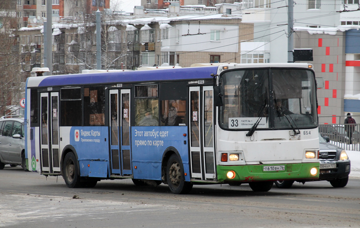 Ярославская область, ЛиАЗ-5256.53 № 654