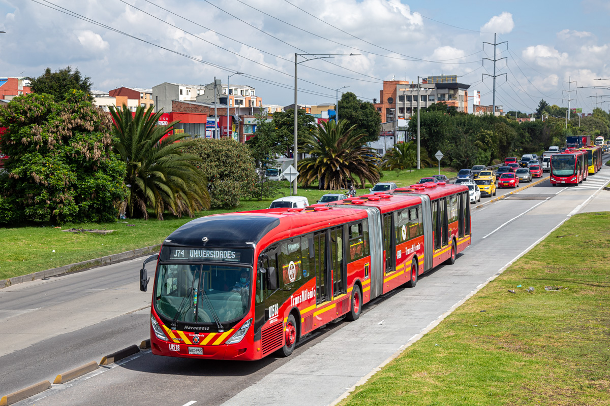 Колумбия, Marcopolo Gran Viale BRT S № U1518