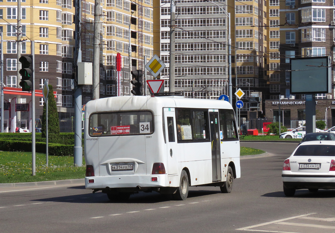 Краснодарский край, Hyundai County LWB C09 (ТагАЗ) № А 314 УХ 93