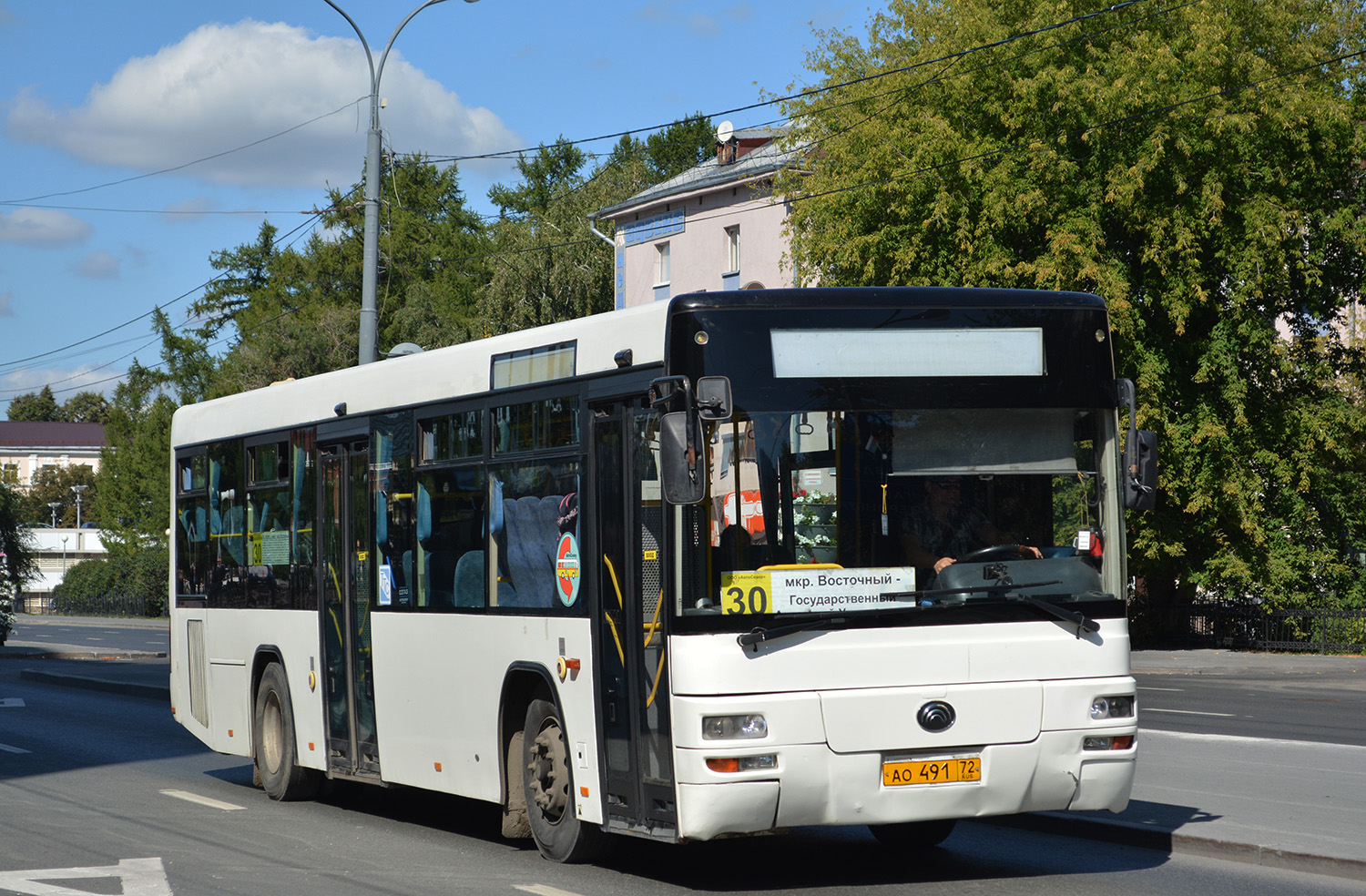 Тюменская область, Yutong ZK6118HGA № АО 491 72