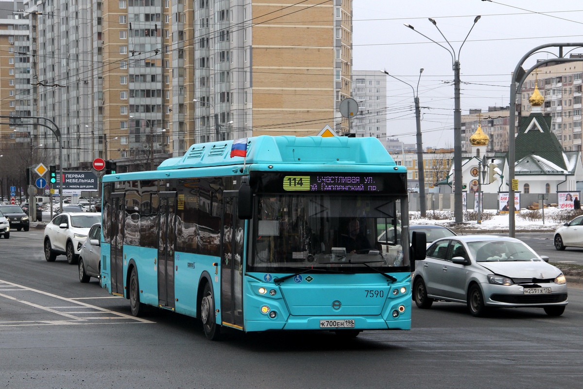 Санкт-Петербург, ЛиАЗ-5292.67 (CNG) № 7590