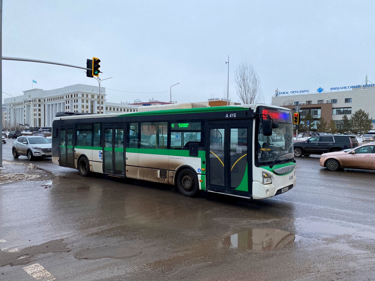 Астана, IVECO Urbanway 12M (СарыаркаАвтоПром) № A416