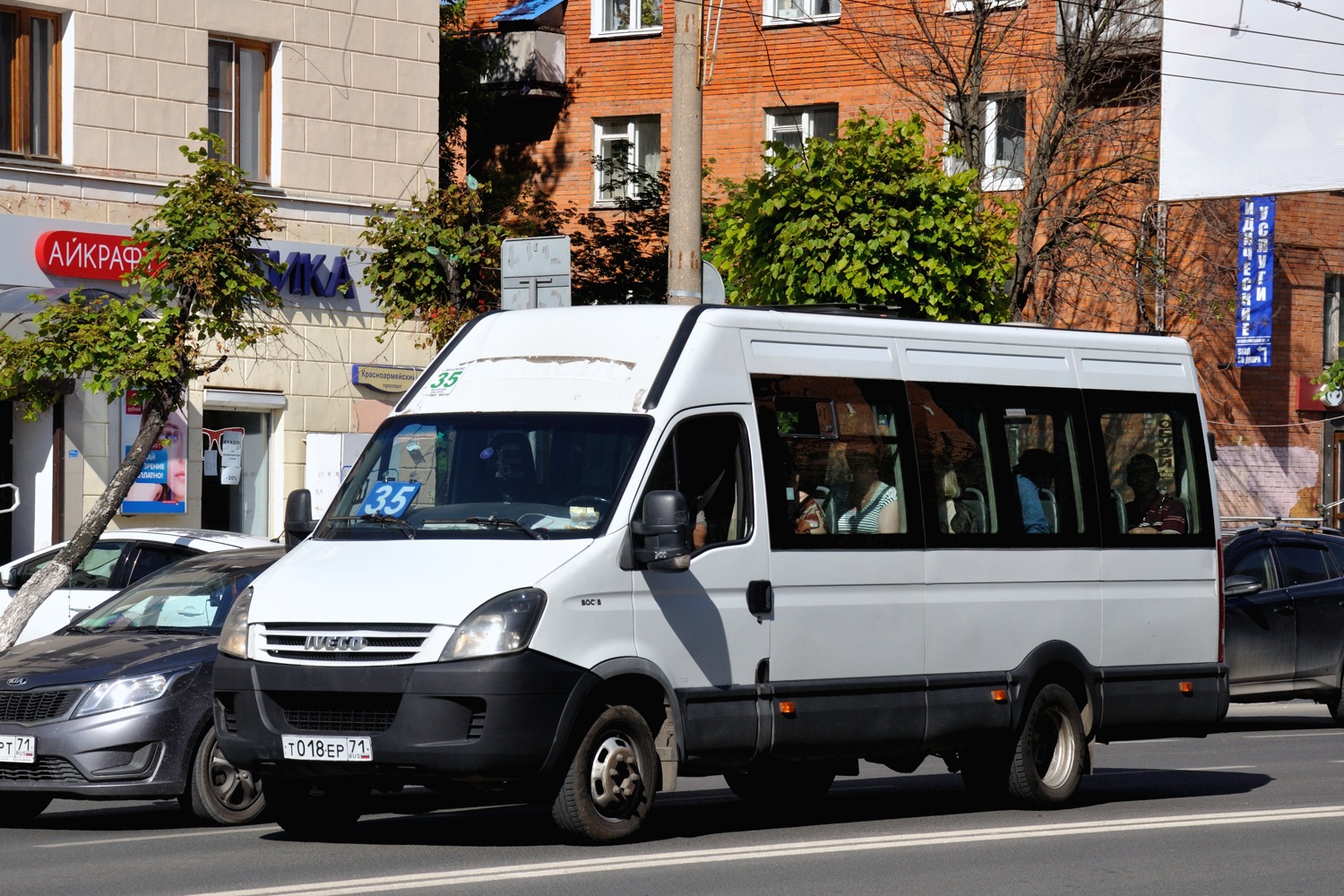 Тульская область, Нижегородец-2227UT (IVECO Daily) № Т 018 ЕР 71