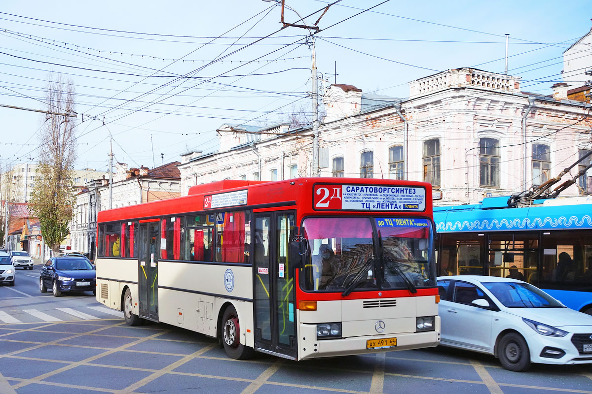 Саратовская область, Mercedes-Benz O405 № АХ 491 64