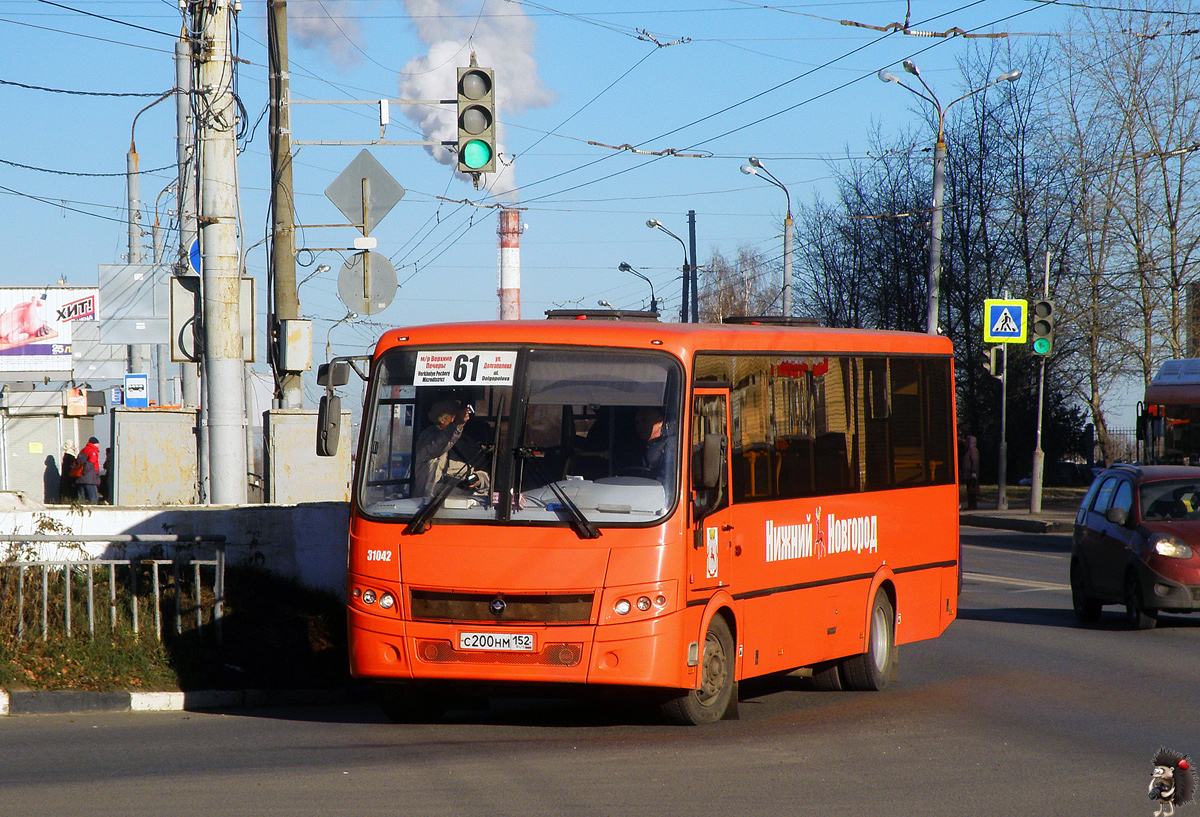 Nizhegorodskaya region, PAZ-320414-04 "Vektor" Nr. 31042